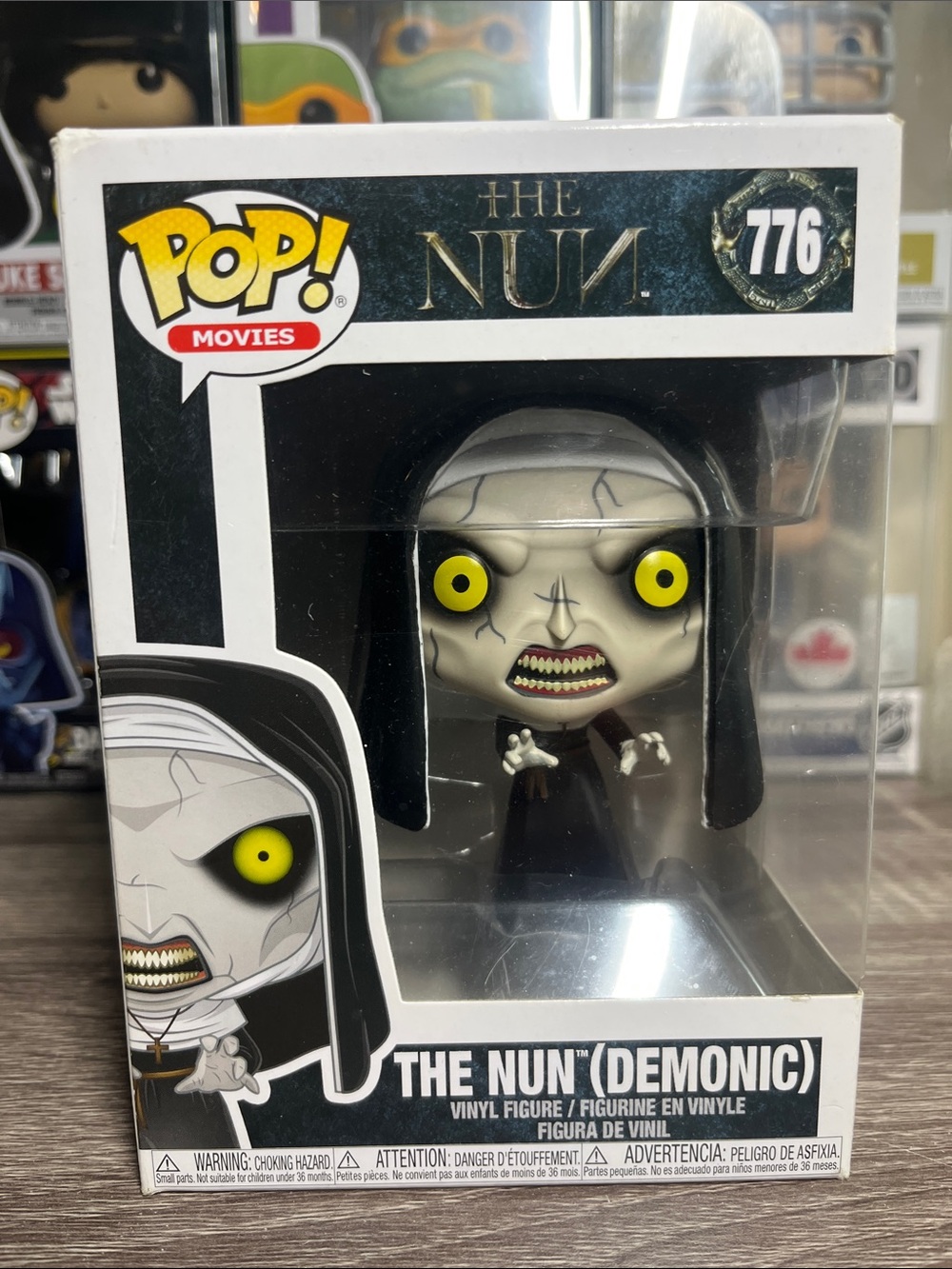 Funko Pop! The Nun (Demonic) Vinyl Figure - Black, White, Yellow